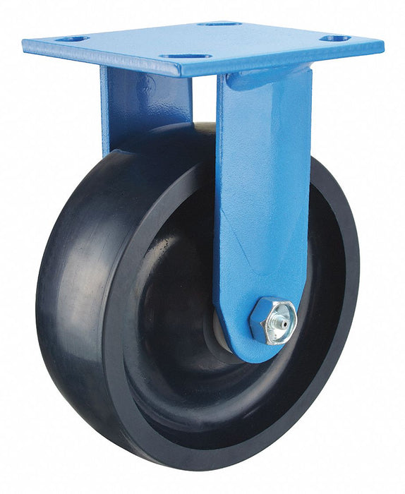 Plate Caster Rigid Polyurethane 6 1/2 H