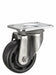 Plate Caster Swivel Nylon 4 3/16 H