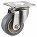 Plate Caster Swivel Rubber 4 3/16 H
