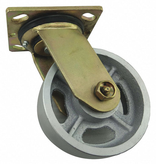Plate Caster Swivel Iron 6 1/2 H