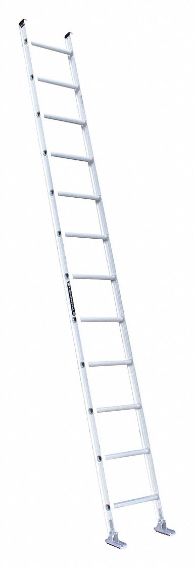 Straight Ladder 12 ft Aluminum Natural