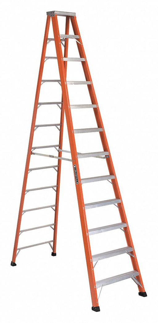 Stepladder 12 ft Fiberglass 375 lb IAA