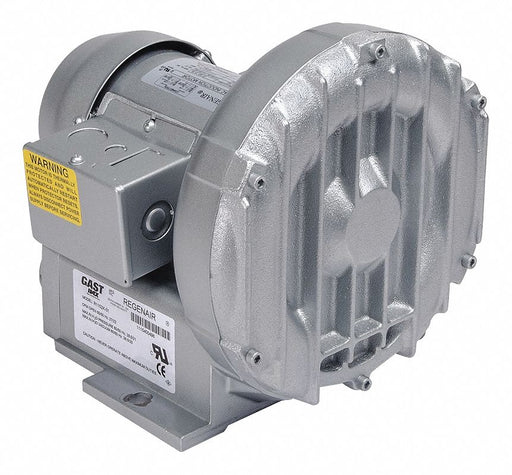 Regenerative Blower 1/8 hp 28.5 in Hg