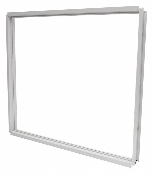 In-Plant Office Window 36 inx48 in Gray