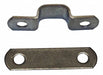 Tube Clamp Two-Hole w/Backplate SS PK25
