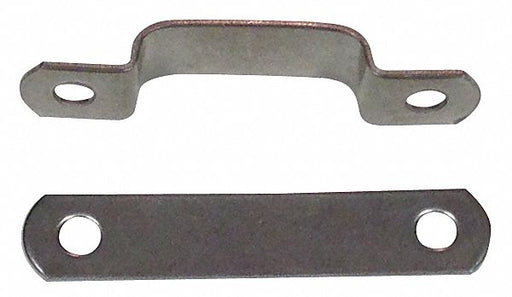 Tube Clamp Two-Hole w/Backplate SS PK25