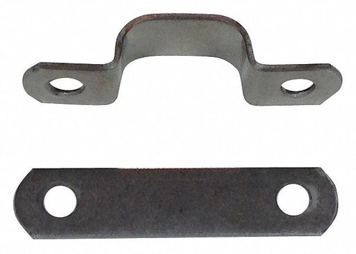 Tube Clamp Two-Hole w/Backplate SS PK25