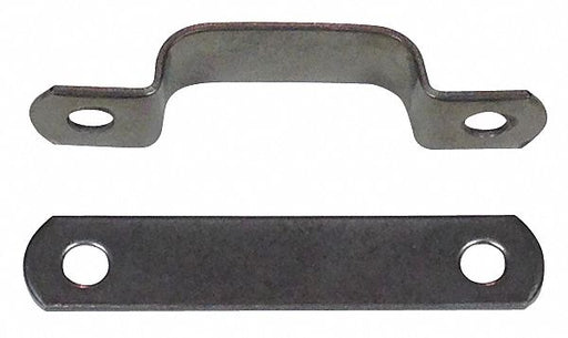 Tube Clamp Two-Hole w/Backplate SS PK25