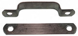 Tube Clamp Two-Hole w/Backplate SS PK25