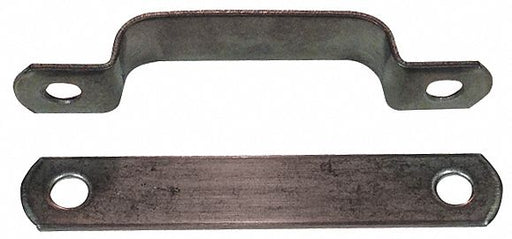 Tube Clamp Two-Hole w/Backplate SS PK25