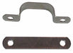 Tube Clamp Two-Hole w/Backplate SS PK25