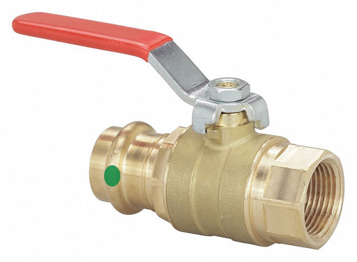 Manual 2-Way Ball Valve Press Bronze