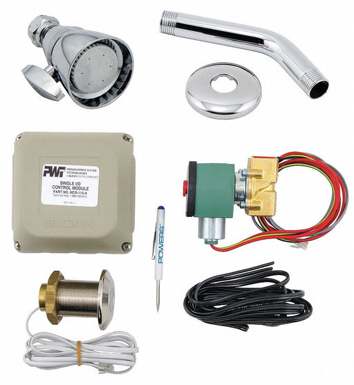 Pushbutton Sensor Shower Trumpet 2.5 gpm