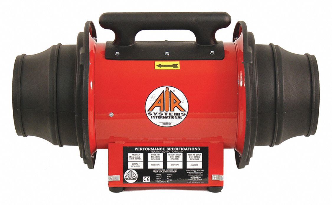 Haz Loc Duct Fan 8-10 In 1390 CFM 230V