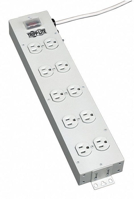 PDU 120V 10 Outlet 15 ft White