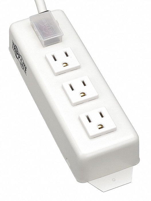 Outlet Strip 3 Outlet 15A 8-3/4 L Wht