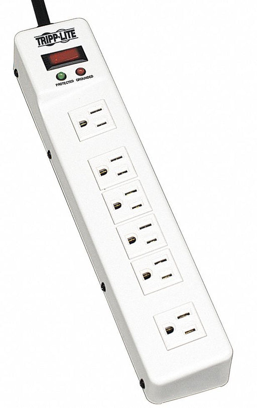 OutletStrip White 12-1/4in 6Outlets