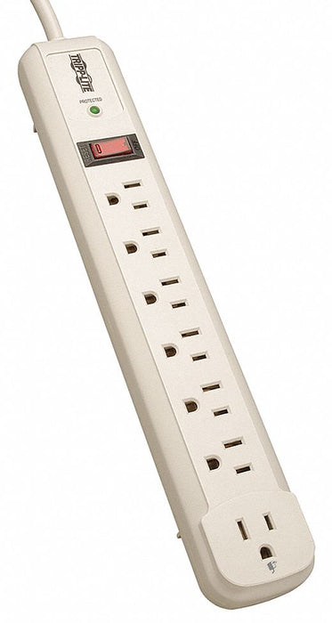 Surge Protector Strip 7 Outlet Wht