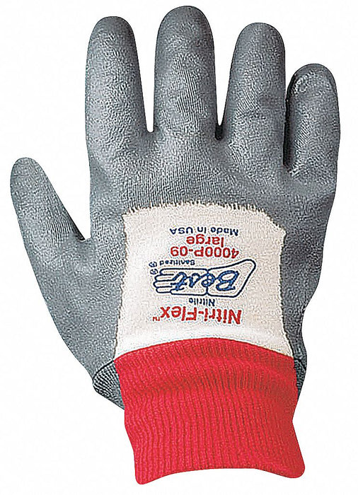 Coated Gloves White/Gray 10 PR