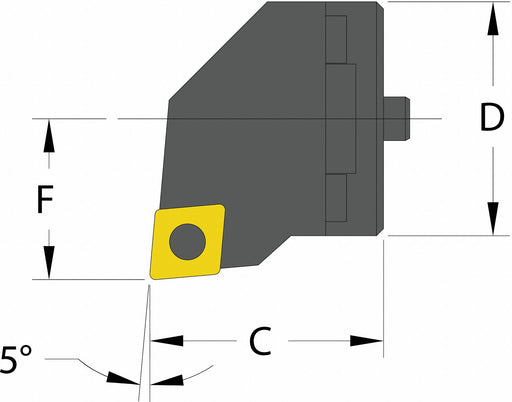 Indexable Cutting Head CCMT 1.2600 