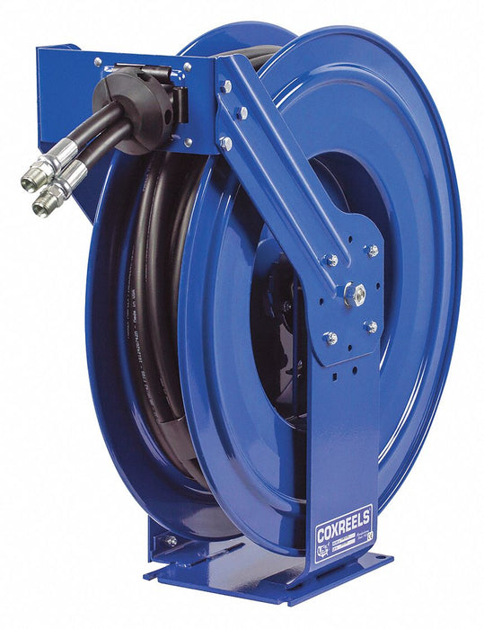 Dual Hose Reel Spring 1/2 in MNPT 50 ft