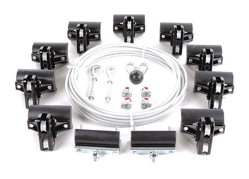 Festoon System Kit 1/4 In Rope L 60 Ft