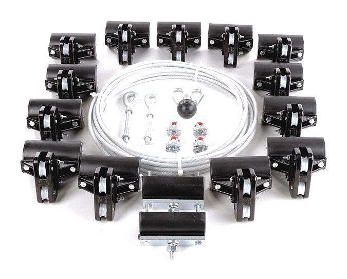 Festoon System Kit L 80 Ft