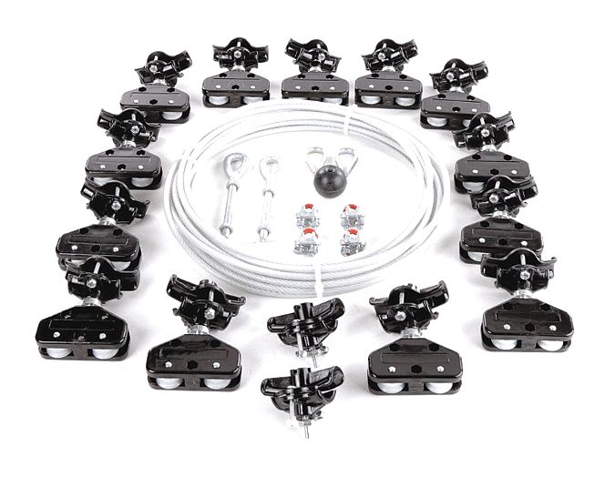Festoon System Kit L 80 Ft