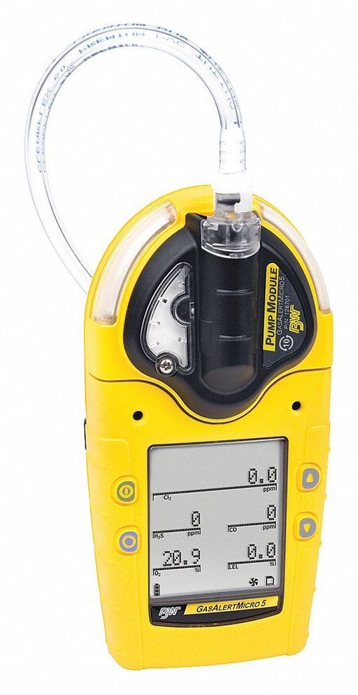 Multi-Gas Detector 4 Gas Lithium Ylw