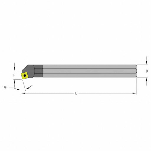 Indexable Boring Bar 5/8 Carbide