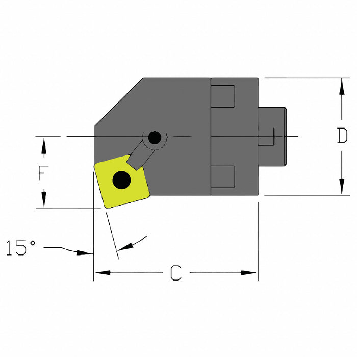 Indexable Cutting Head SNMG 2.0100 