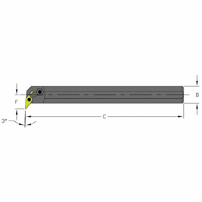 Indexable Boring Bar 1.4350 HSS