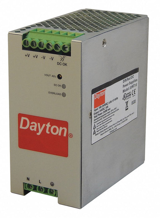 Power Supply DIN Rail 240W 24VDC Metal