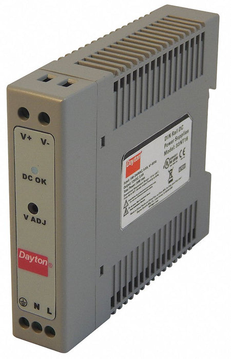 Power Supply DIN Rail 30W 12VDC Plastic