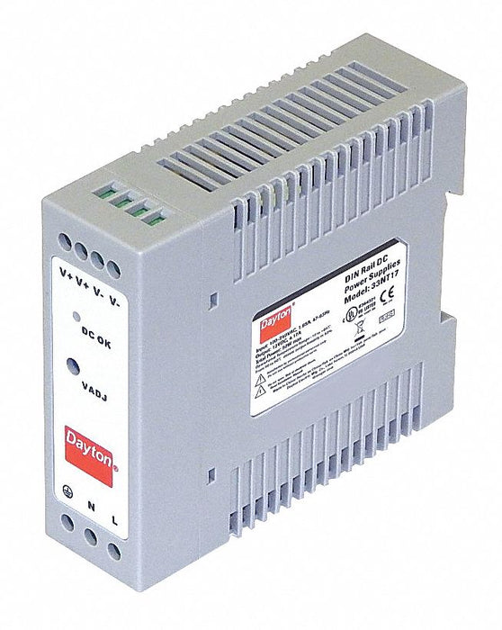 Power Supply DIN Rail 50W 12VDC Plastic