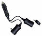 Power Adapter 2 Outlet 12V