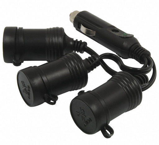 Cigarette Lighter Adapter 3 Outlet 12V
