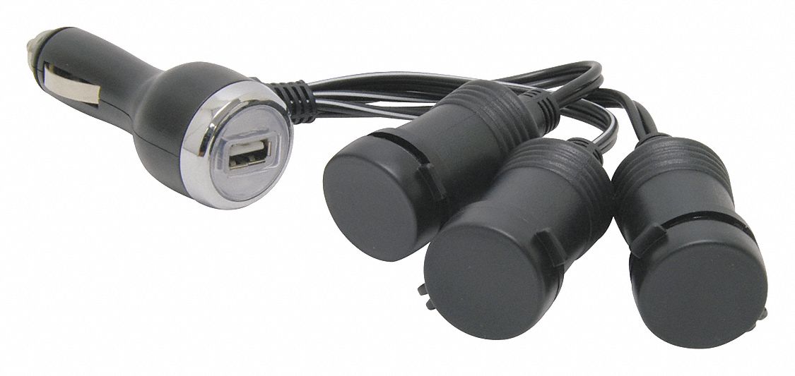 Power Adapter 4 Outlet 12V