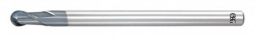 Ball End Mill Single End 3/16 Carbide