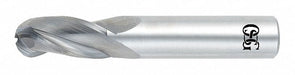Ball End Mill Single End 1/16 Carbide