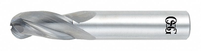 Ball End Mill Single End 1/16 Carbide