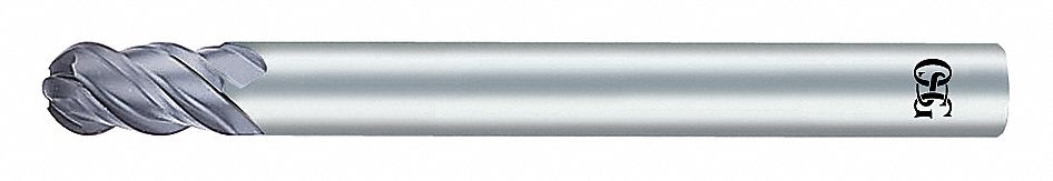 Ball End Mill Single End 1/4 Carbide