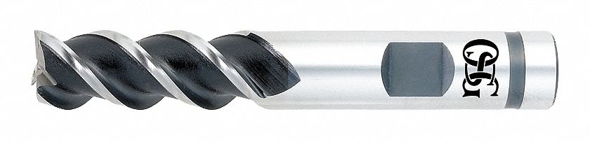 Sq. End Mill Single End Pow Met 1/4 