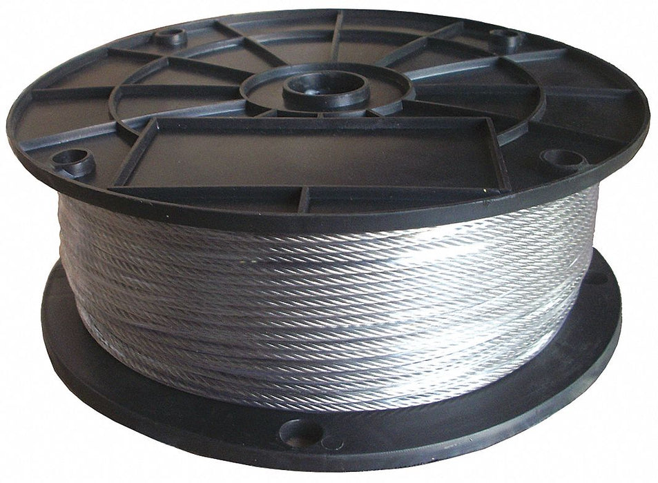 M5767 Wire Rope 250 ft L 1/8 in Dia 300 lb