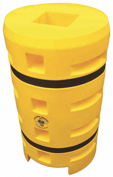 Column Protector Yellow 6inLx6inW LLDPE