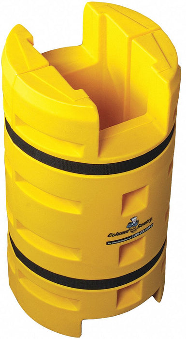 Column Protector Yellow 8inLx8inW LLDPE