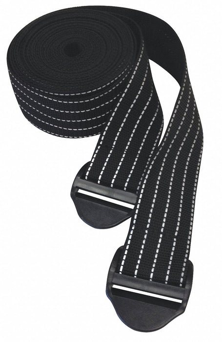 Column Protector Straps 158inL Blck PK2
