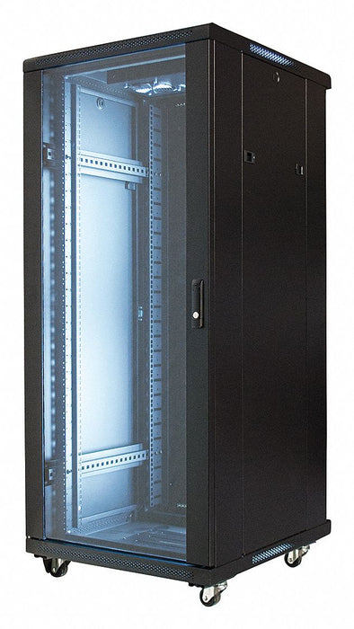 Equipment Rack Enclsre 23.6 in W Steel