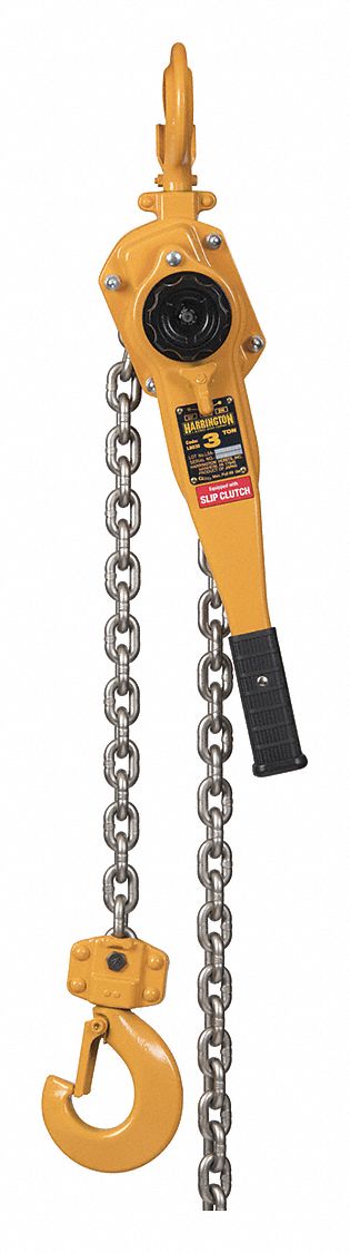 K9297 Lvr Chain Hoist 6000lb 10ft Slip Clutch