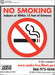 Window Decal No Smoking Illinois PK2